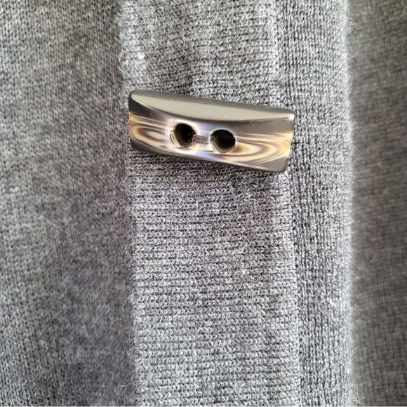 Ellen Tracey Merino Wool Blend Cardigan Size XL Gray - Picture 3 of 10